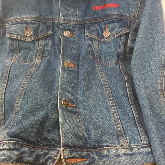 Denim Jean Jacket Hummer H2 - Picture 7 of 8